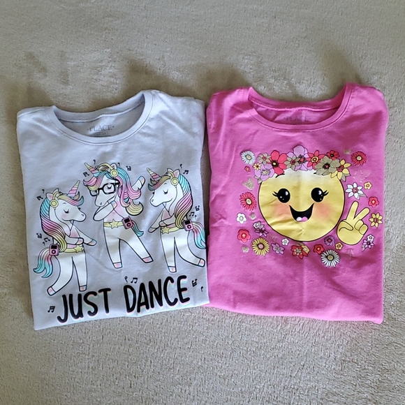 Girls Graphic Tees (Set of 2)